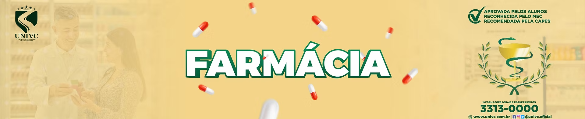 Banner do Curso FARMÁCIA